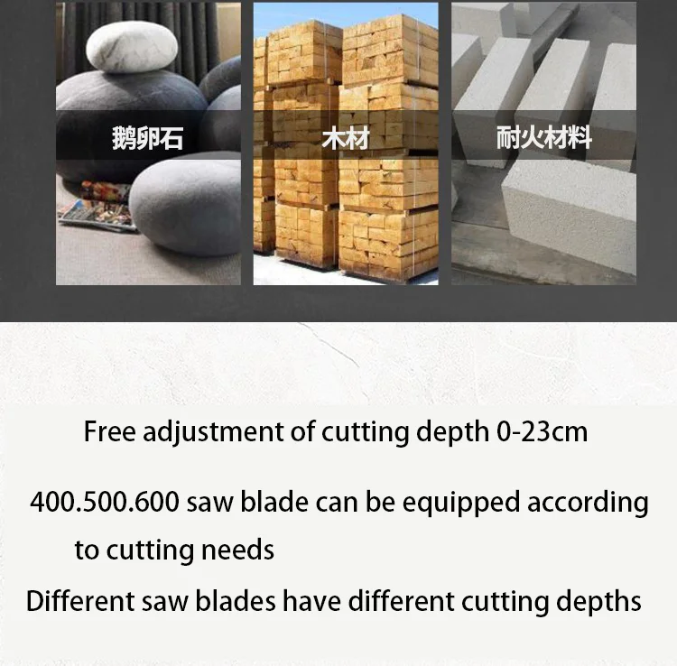 Stone cutting machine wood 0 to 45 degrees Angle adjustment