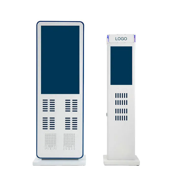 48 Slots Sharing Power Bank Station Factory Frice  Advertising power bank rental station for Shopping Mall Hotels
