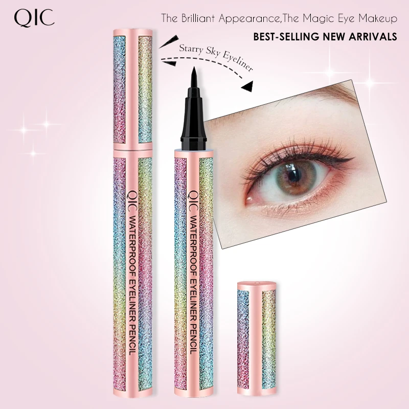 Private Label blinking star seal eyeliner winged stamp waterproof long lasting liquid stamp seal eyeliner pen