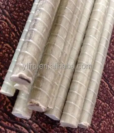Pultrusion FRP Glass Fiber Reinforced Plastic GFRP Fiberglass Rebar for Soil Nail project