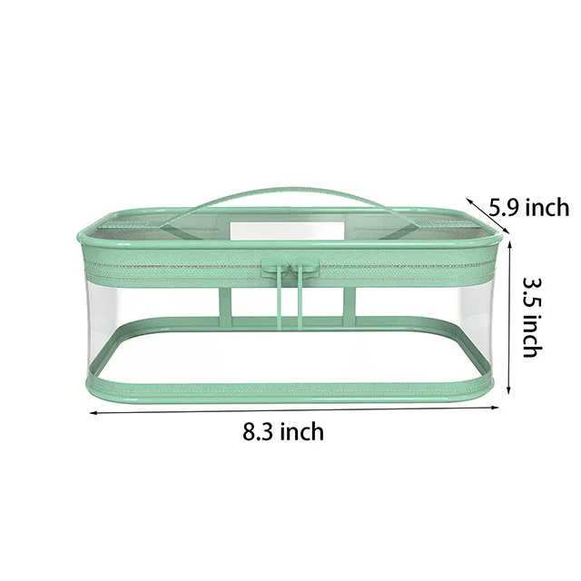 Sandro High Quality Pvc Cosmetic Waterproof Portable Travel Make Up Storage Pouch