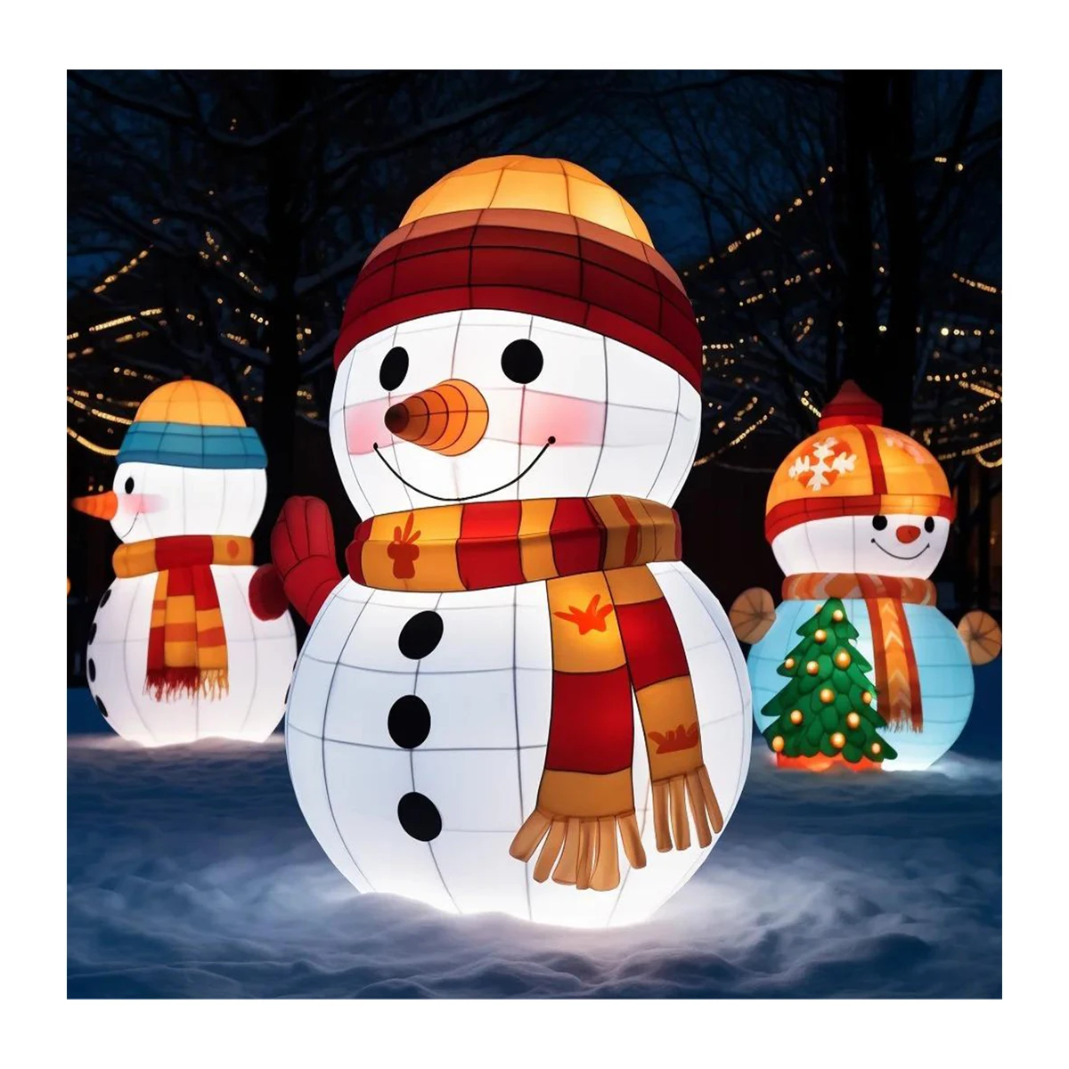 Manufacturer Customized Outdoor Christmas and Spring Festival Decorative Lights Unique Waterproof Lanterns for Holidays
