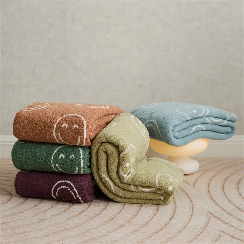 Personalised Double Layer Soft Cozy Western Print Minky Blanket