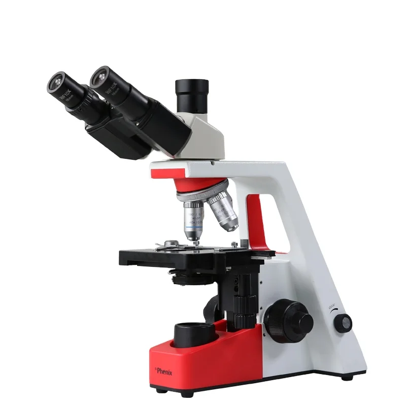 Phenix H236-A 1600x LED 1W Illumination Veterinary Medical Trinocular Biological Microscope for Live Blood Analysis
