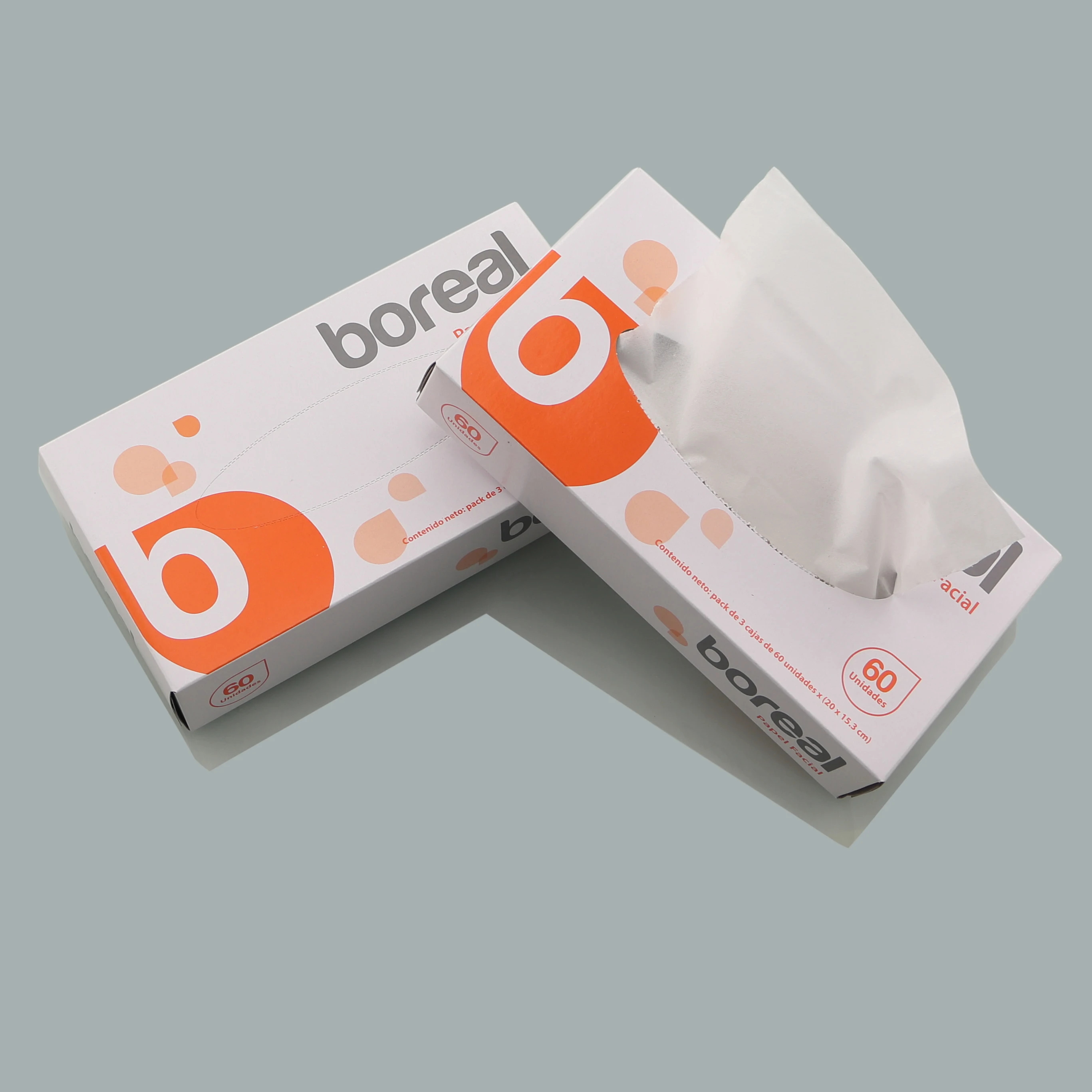 Facial box tissue Facial tissue in box