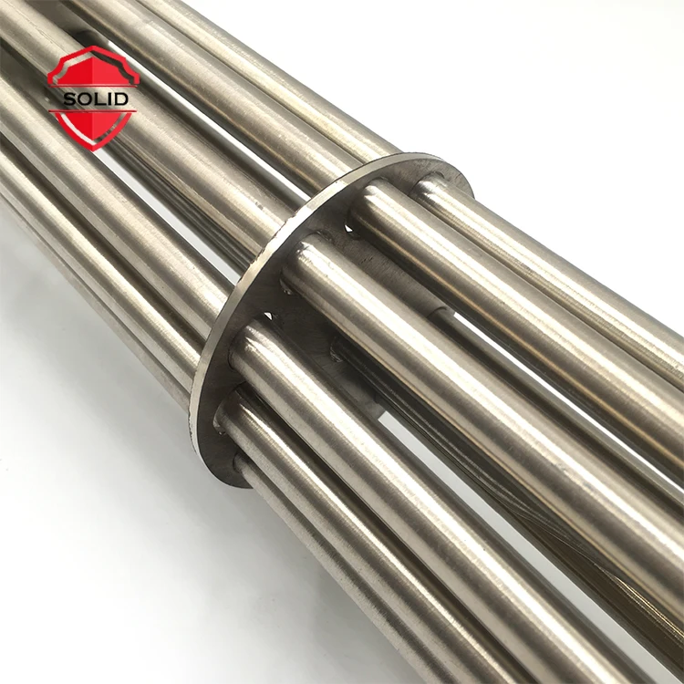 OEM stainless steel 380v 30kw water boiler flange immersion electric oil heating element