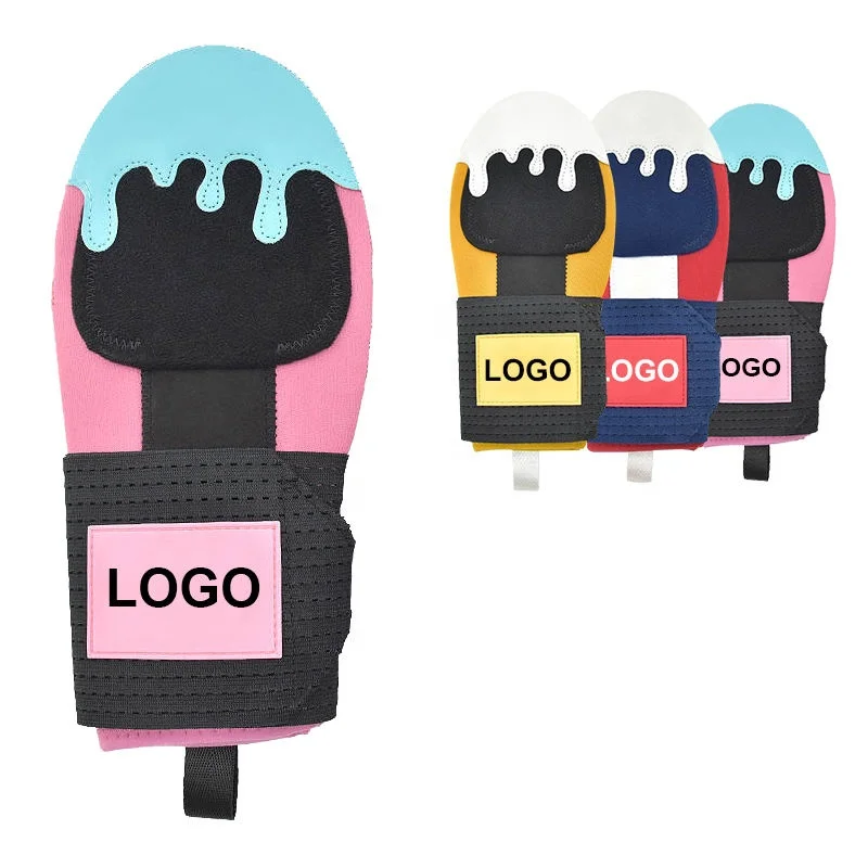 Customized logo Factory Price Custom Ice Cream Sliding Mitt Glove Youth Adult Softball Baseball Sliding Mitt