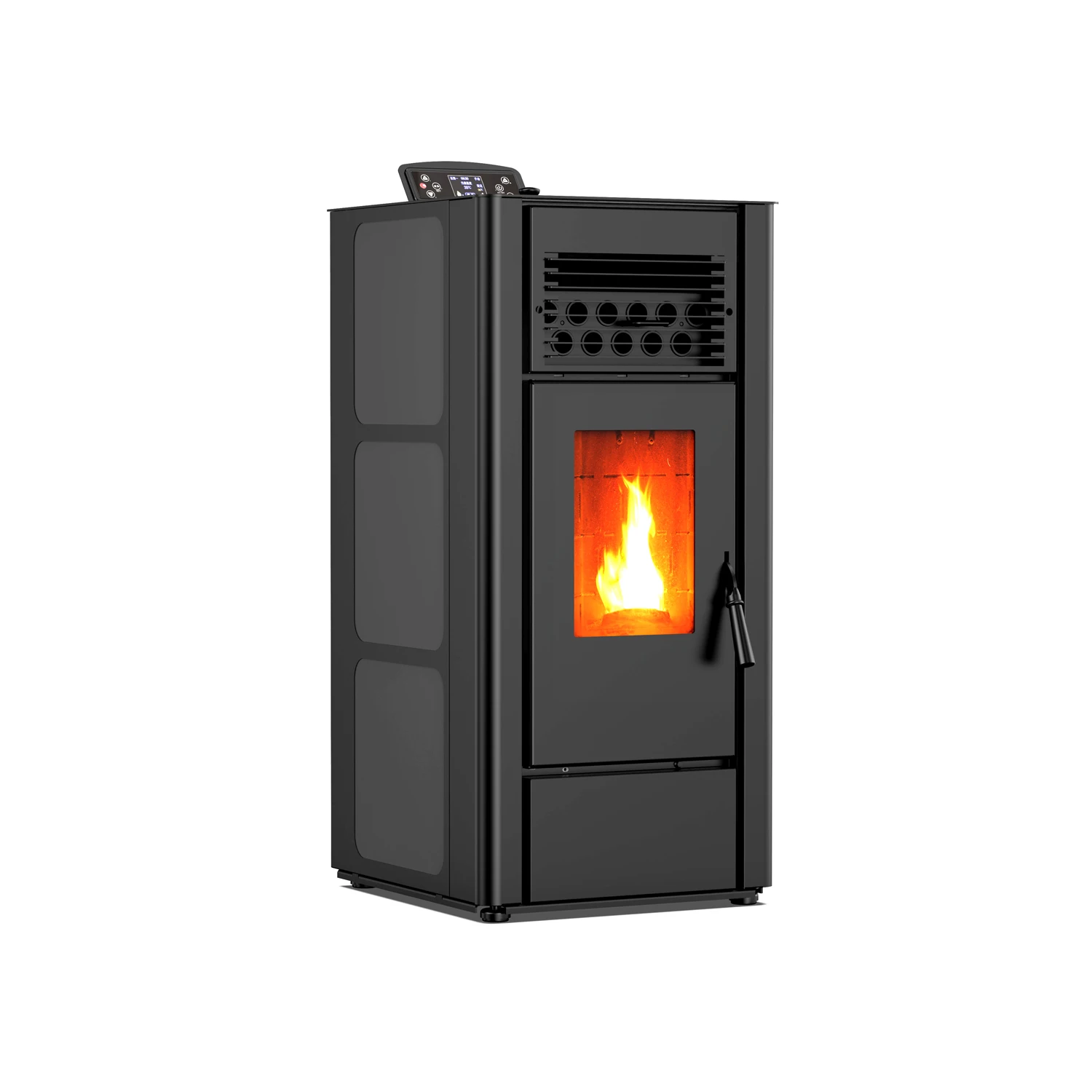 Бездымная электрическая пеллетная плита KT0903A автоматическая подача Wi-Fi 9 кВт древесная для внутренней спальни