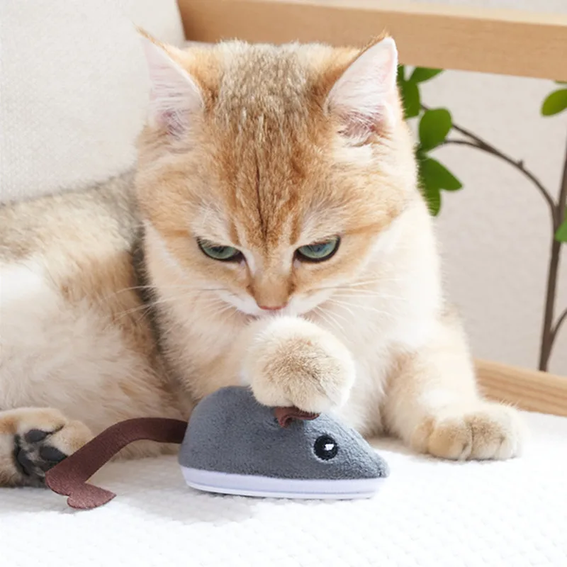 New Pets Toy Mouse USB Recharge Cat Toy Electronic Interactive Smart Cat Toy