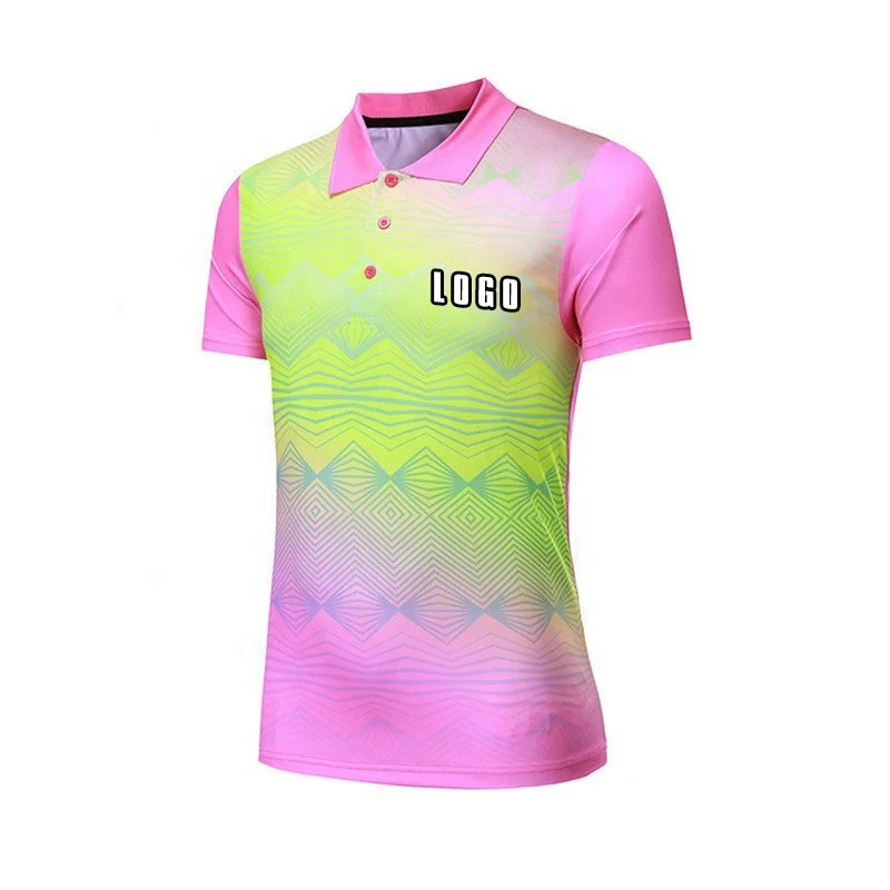 Custom Sublimation designer polo t shirts 100% Polyester Blank Team polo shirts Bowling Shirt For Man