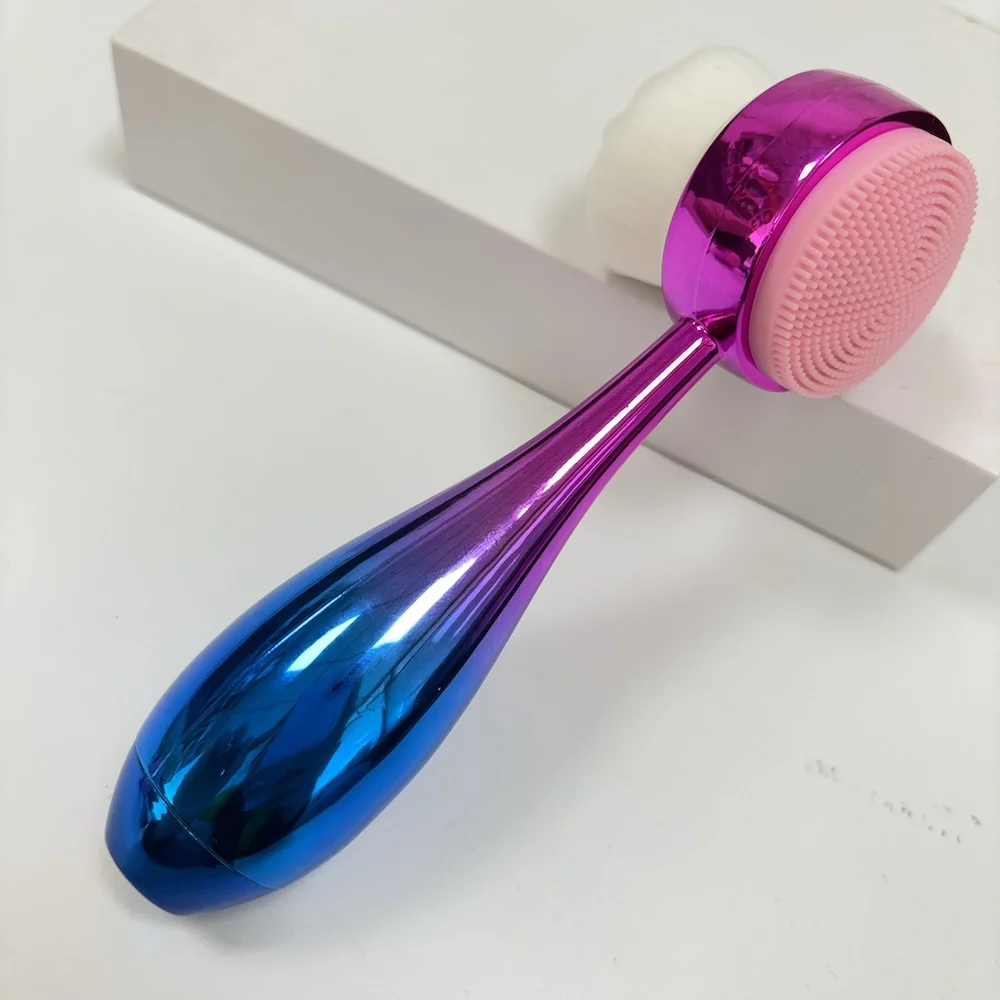 Wheat Straw Blackheads Removal Face Scrubber Facial Cleansing Brush Manual Face Brushes for Deep Cleansing and Exfoliating