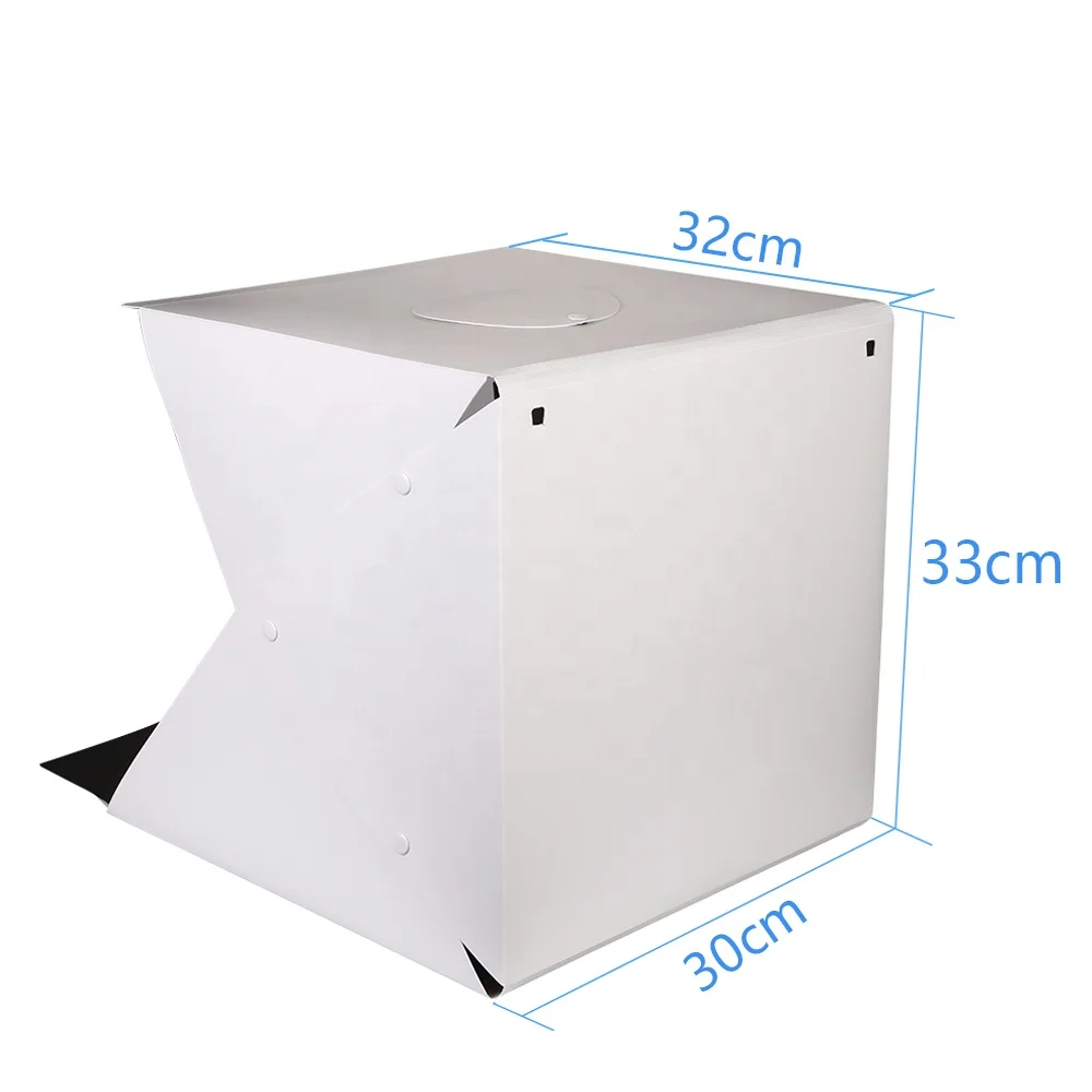 Kaliou 30cm Folding Mini Photograph USB LED Light Soft Box Photo Studio for DSLR Digital Video Camera