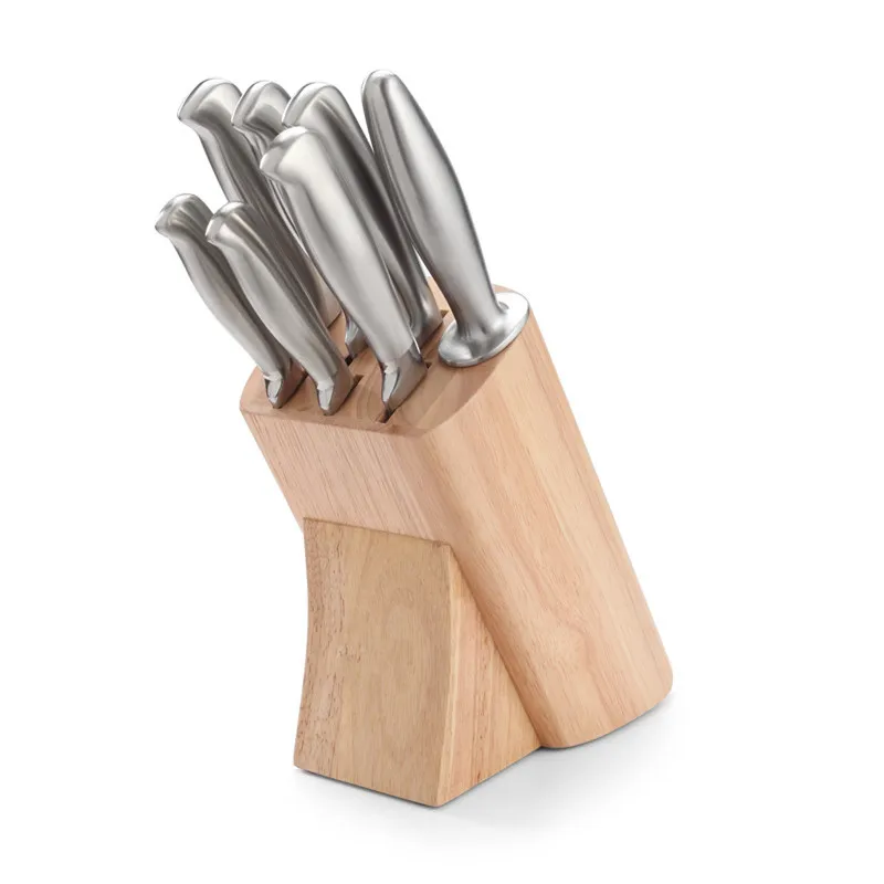 
5 Pcs Kitchen Cookware 430 Handle Stainless Steel Knife Set 