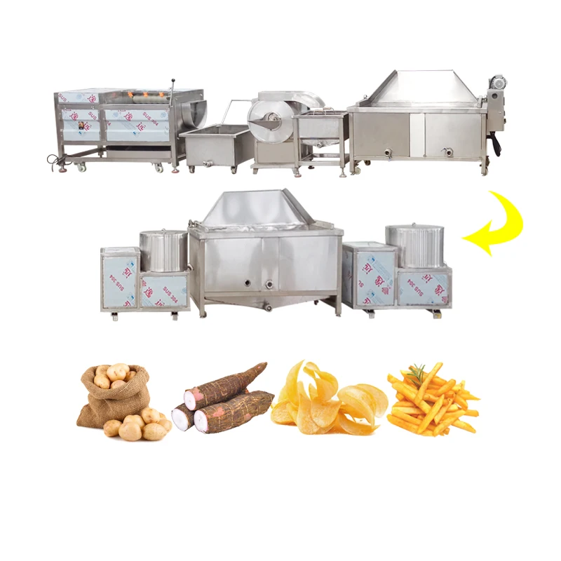 Ultron Ready to Eat Sweet Potato Strips Production Line Small Scale Frozen French Fries Making Machine for Snack Factory