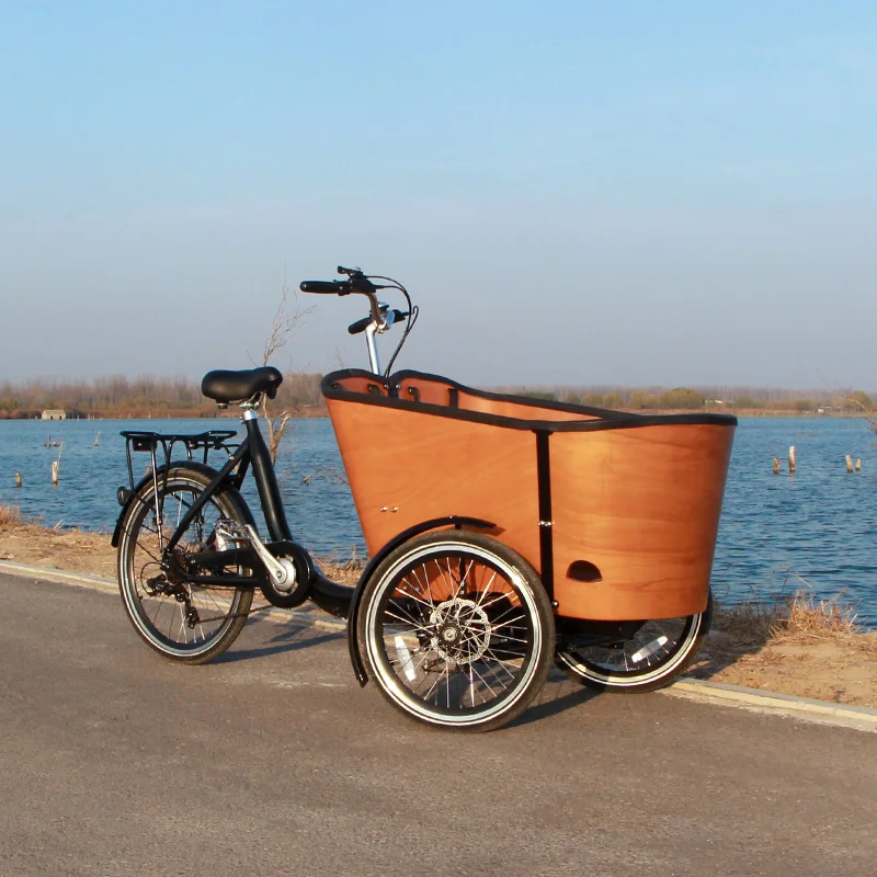 Three wheel  cargo bicycle dapu 250w/500w motor scooter cargobike for sale