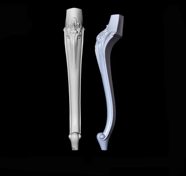 OEM ODM white wood chair replacement plastic chair leg