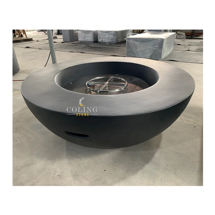 New P007-11 Manufacturer factory premium garden rusty corten metal natural gas propane fire pit for outdoor