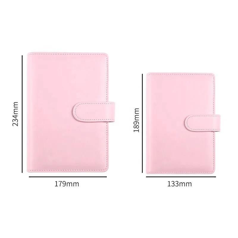 Loose Leaf Bags Cash Budget Envelopes System A6 Budget Binder Ring Binder With Binder Pockets