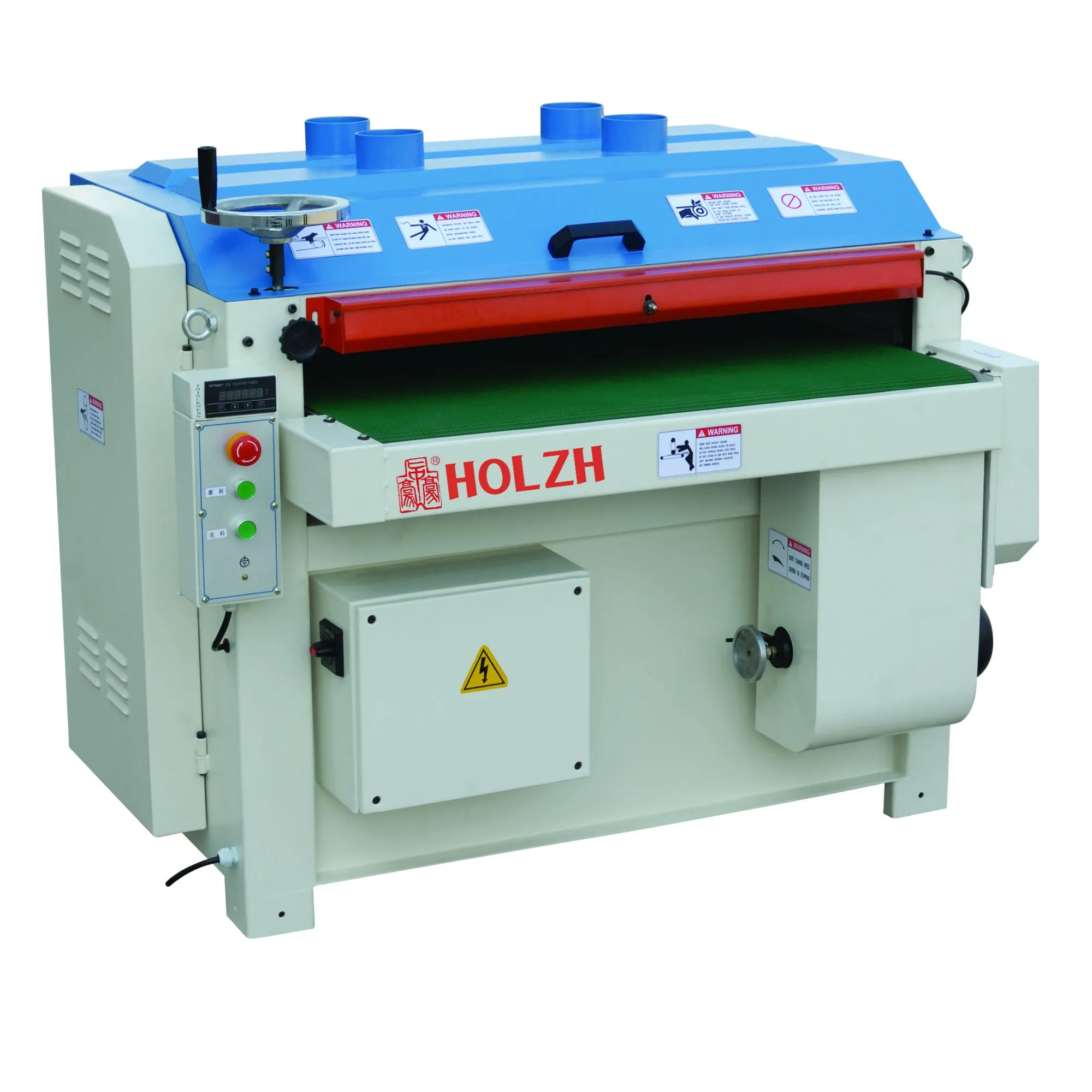 Деревообрабатывающее оборудование, двойной роликовый барабанный шлифовальный станок, широкополосный шлифовальный станок