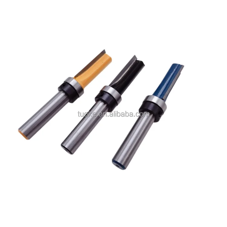 TUOKE Woodworking Cutter Tools Drill Bits Shank 8mm Hard Alloy for Milling Wood Straight Bit Pattern