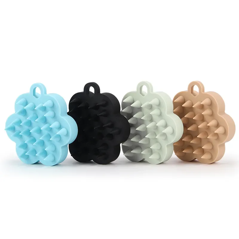 Professional Silicone Shampoo Brush Household Hair Scalp Massager Shampoo Hair Brush For Hair Growth
