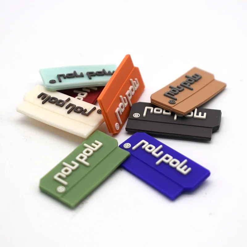 High Quality Rubber Label Custom Rubber Embossed 3D Soft PVC Patch For Clothing