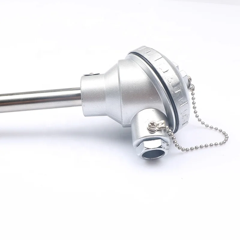 HK K type thermocouple 0-1300c temperature sensor Sheath flexible 4-20ma 24v transmitter Probe  N K E J pt100 pt1000