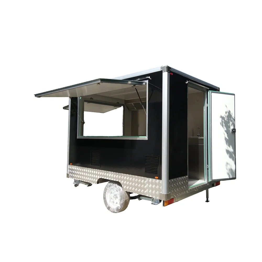 
Hot Sale High Quality Multifunctional FRP Square Food Truck Pizza Oven for Coffee 