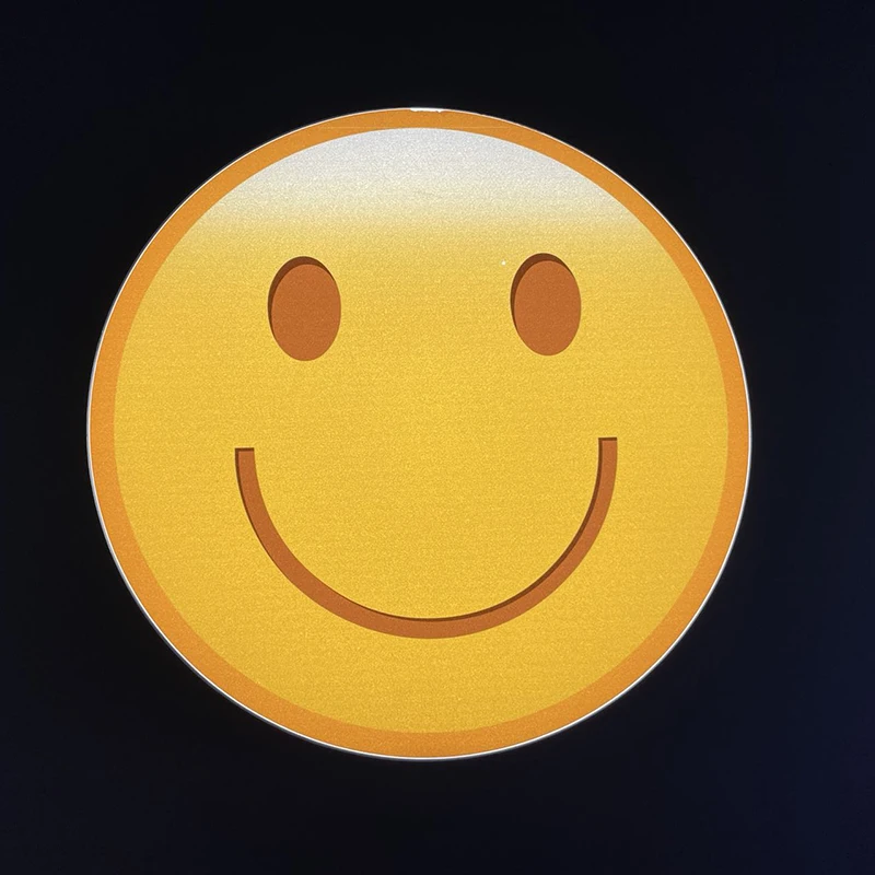 Electric Cafe Side Round Sign Fashion Design 3D Welcome Logo Shop Signboard 3D Led