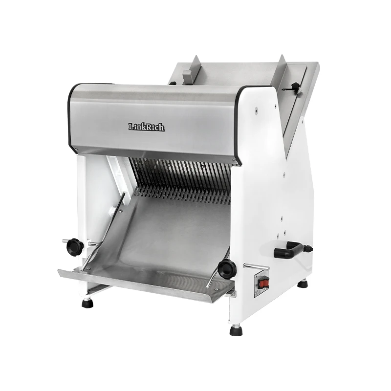 Linkrich High Quality Commercial Adjustable Stainless Steel  Electric 31pcs Bread Toast Slicer Machine for Bakery