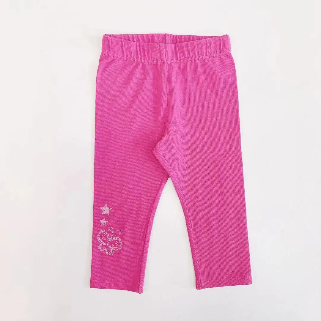 
Wholesale lovely baby girl cotton elastic pant legging 