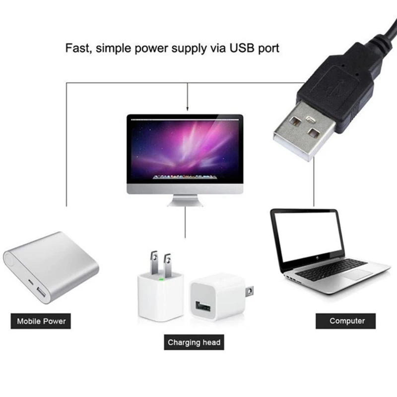 5 В USB гибкий набор светодиодных лент 5050 Smd RGB смарт-светодиодная лента для дома