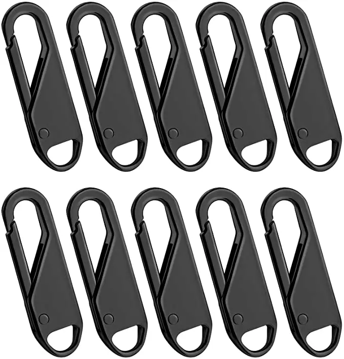 Custom metal zipper pull for clothing Replacement Repair Kit Slider Pull Tab Universal Fixer Metal Zipper Machine Head