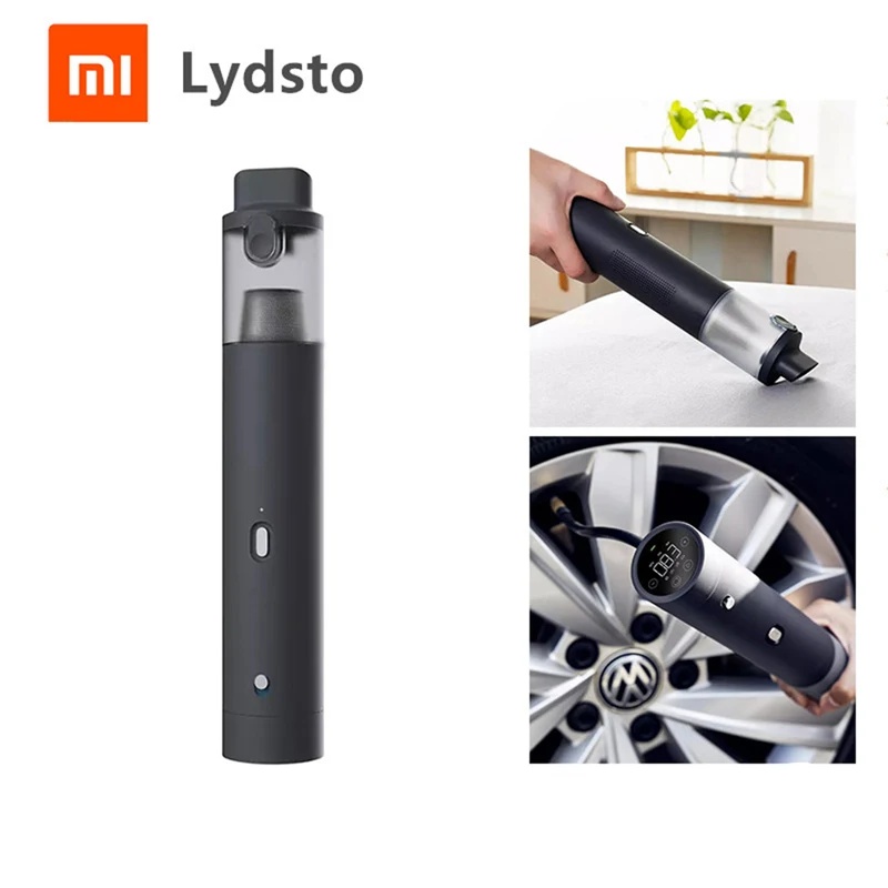 Xiaomi lydstto многофункциональный 2 в 1 портативный пылесос цифровой электрический насос давления шинах для автомобиля и домашнего использования