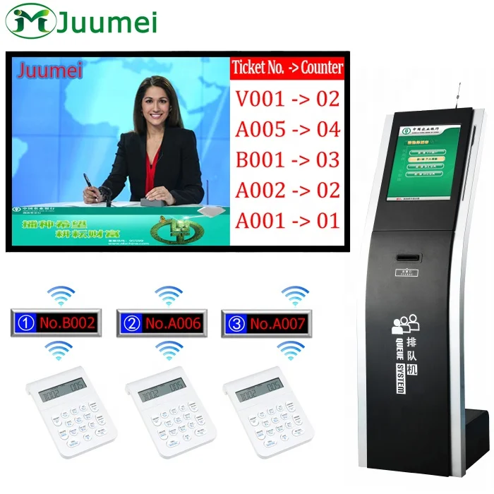 Wireless Hospital Management Display Waiting Queue Number Calling System