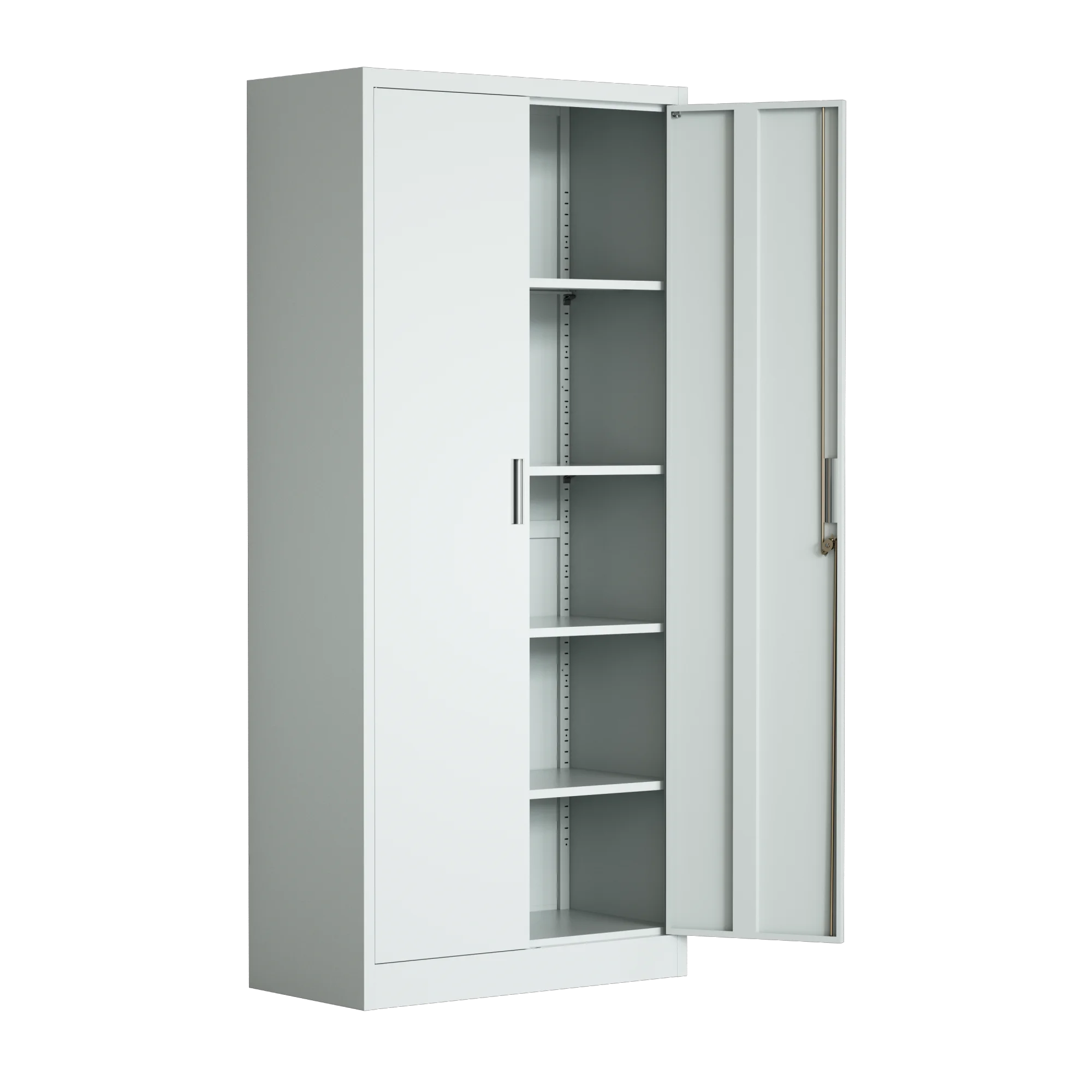 Customized Metal Cabinet Office Furniture Filling Cabinet Steel Cupboard  Metal Storage Cabinet with 2 rolling tambour door