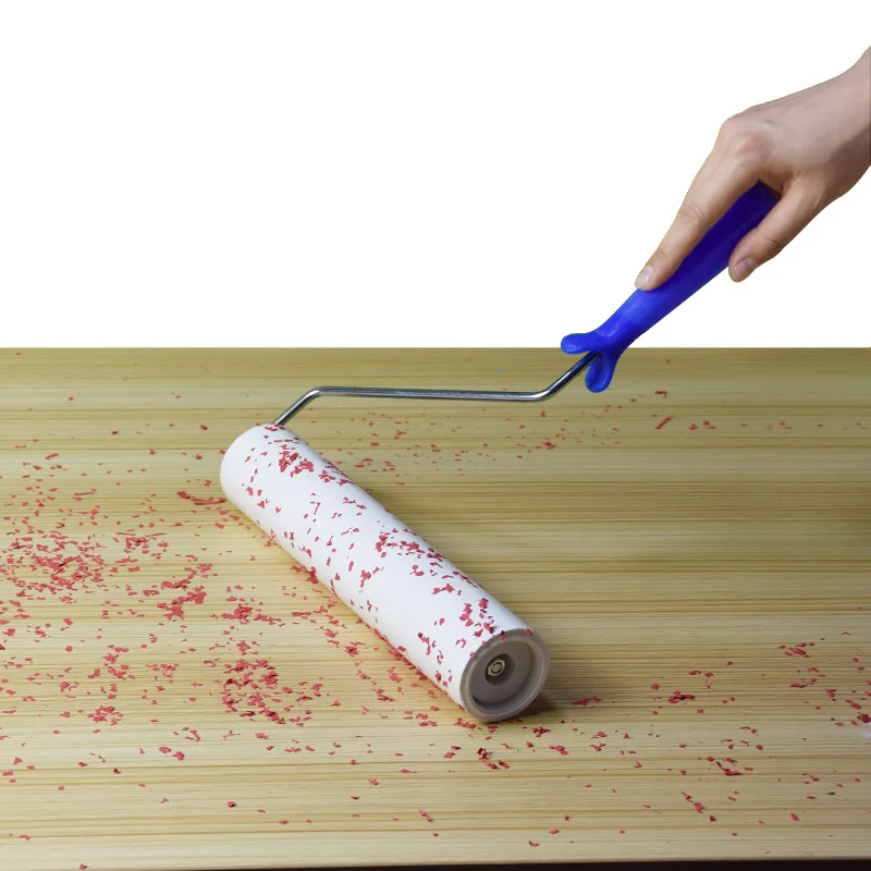4/6/8/10/12inch Blue White Dust Removal High Tackiness Disposable PE Adhesive Cleanroom ESD Sticky Roller