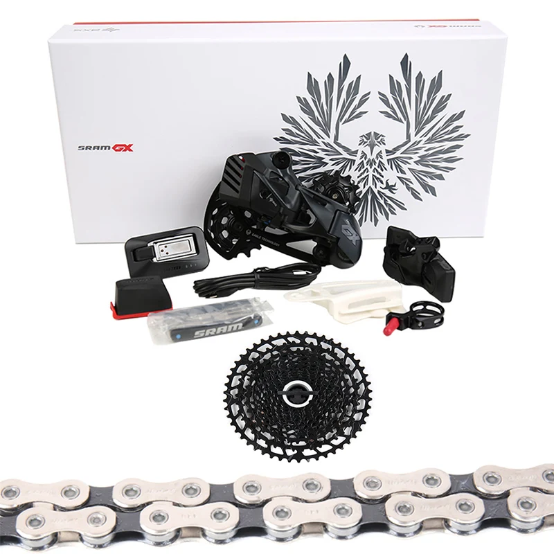 SRAM GX EAGLE AXS wireless 12 Speed Upgrade Groupset Rear derailleur Shifter Lever 1230 Crankset 11-50T Chain battery