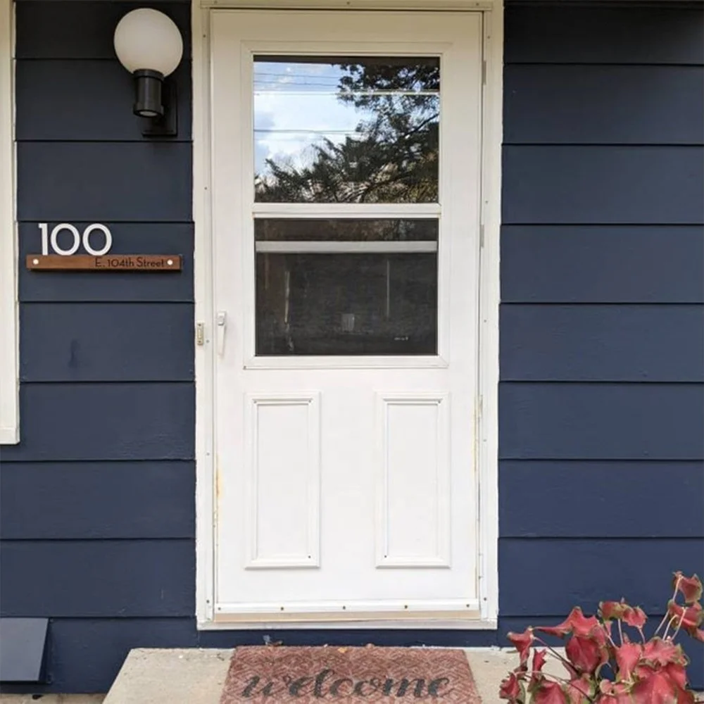 Metal House Number Signs Outdoor Address Street Number Address Numbers for House