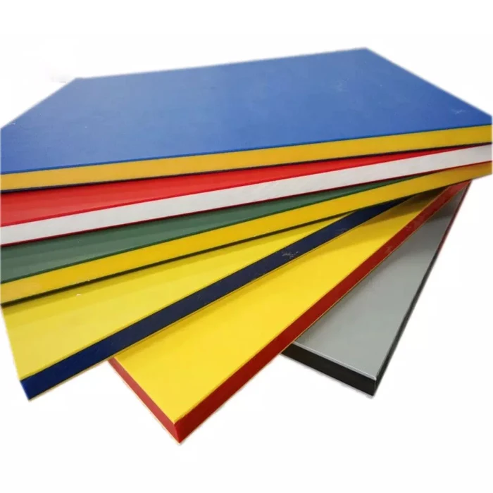 color texture surface wear resistant double layered hdpe plastic sheet