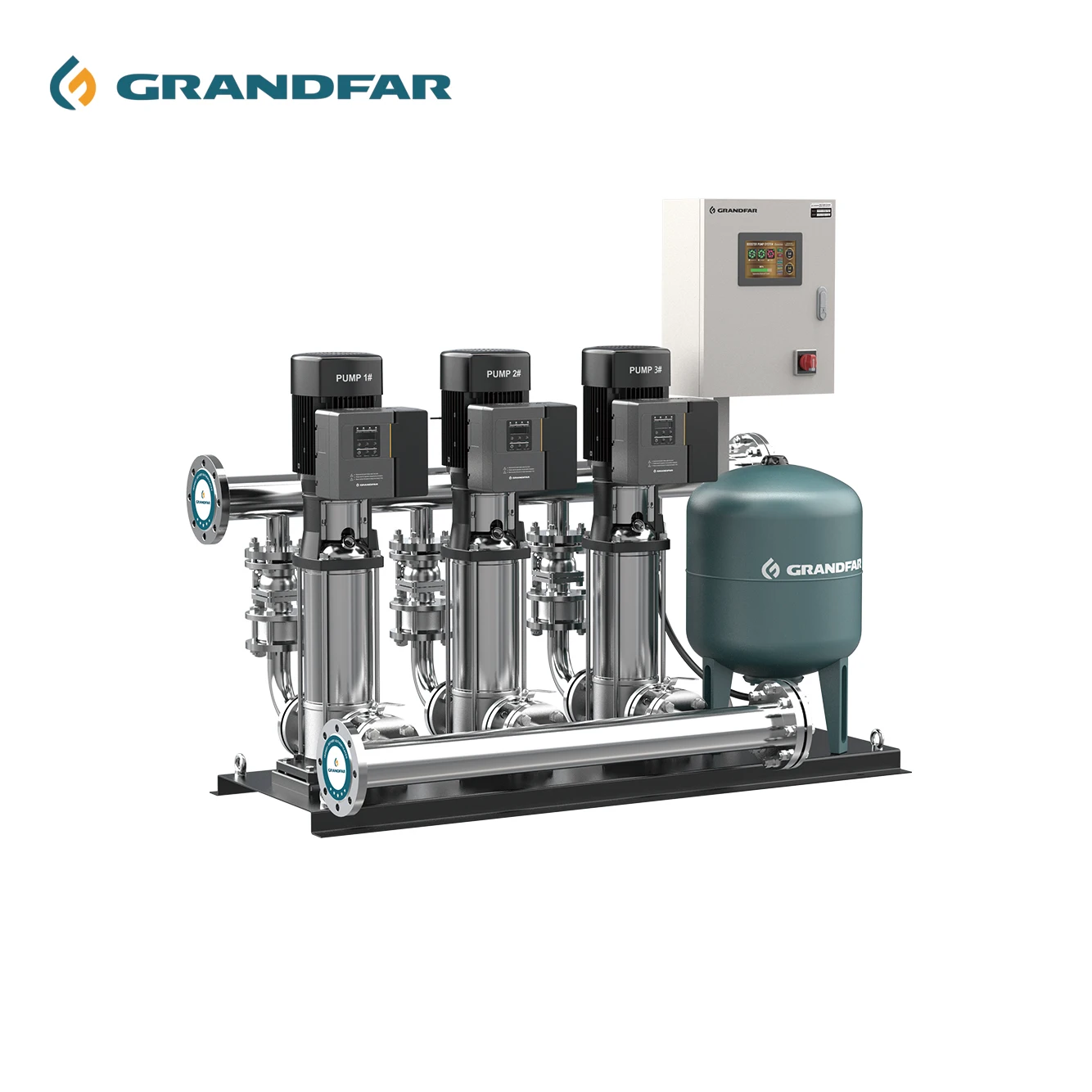 GRANDFAR CBE-2-CDL(F) Frequency Converter Water Pump Centrifugal Pump with Frequency Converter