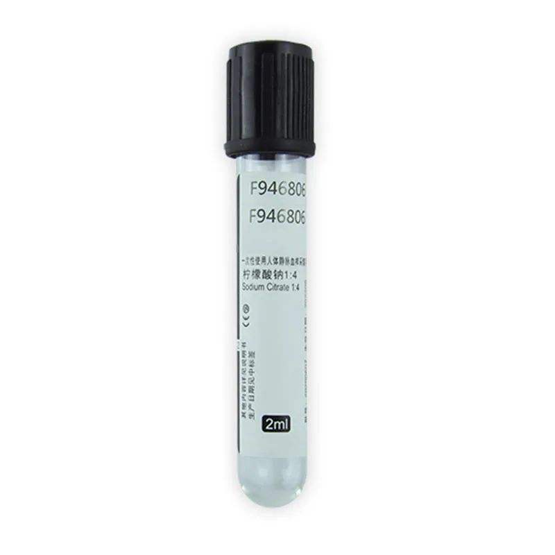 ESR Tube Test Sample Collection  PET/GLASS Material Medical Use Blood Collection Tube