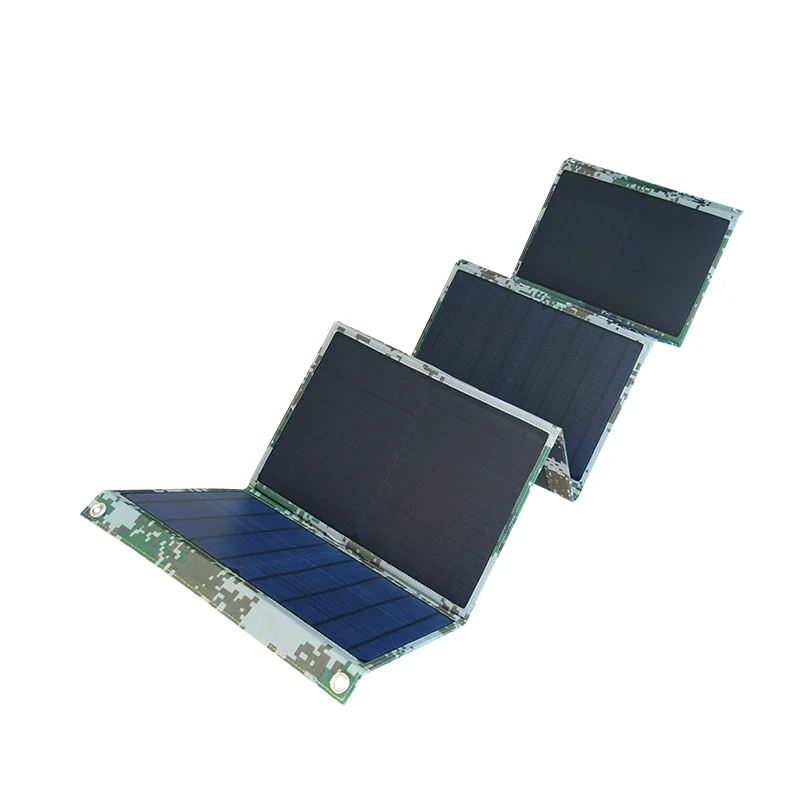 Waterproof Portable Solar Panel Mobile Power Station Charger 60W Mono Foldable Solar Panel Charger with USB for Outdoor Camping