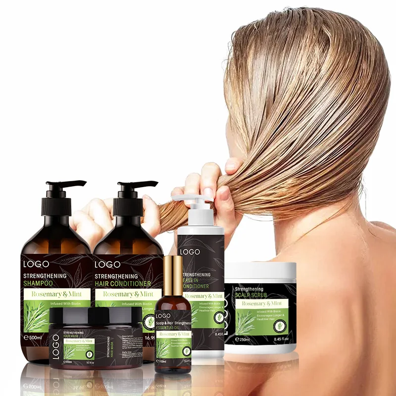 Private Label Kid Luxury Hotel Hair Shampoo Hair Loss treatment Organic Rosemary mint Shampoo and Conditioner
