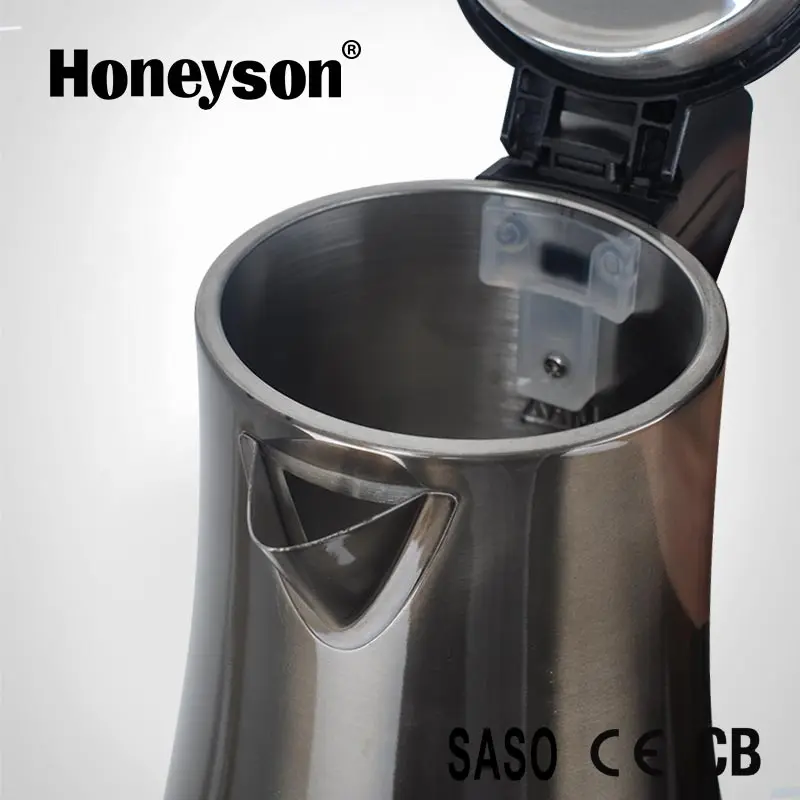 Factory 0.8L double designed cordless electric kettle drawer tray set hotel new model S/S 304