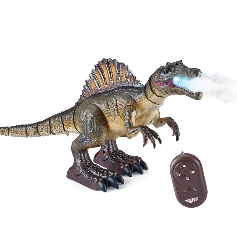 2024 New Design Remote Control Animal Toys 2.4g Infrared Remote Control Walking Dinosaur Electric Toys With Spray