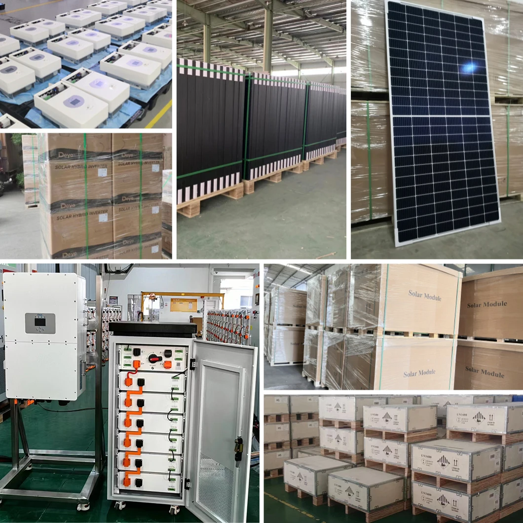 All in One Roof Solar Panels Kilwatt Hybrid Commercial Power Station Solar Energy System Kit 15kw 20kw 40kw 50 Anhui MPPT