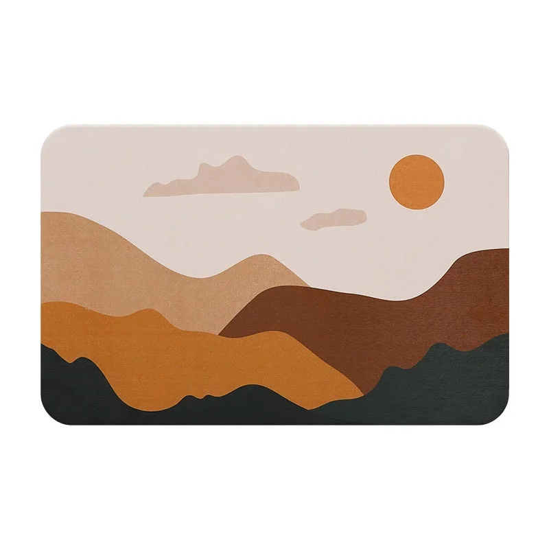 New Designed Hot-selling Cheaper Price Customized Modern Printed Carpet Door Mat Most Popular Chinese carpet