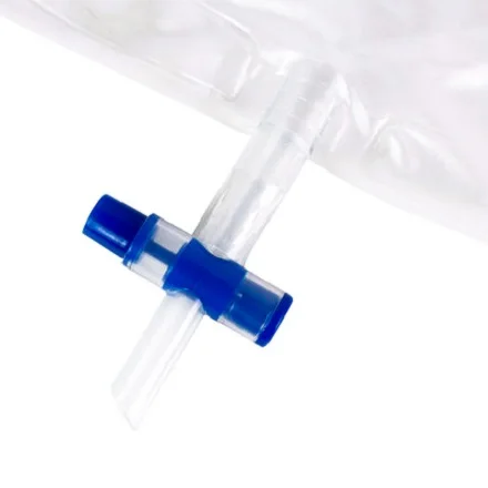 
 Disposable hot selling transparent PVC urine bag anti reflux drainage bag  