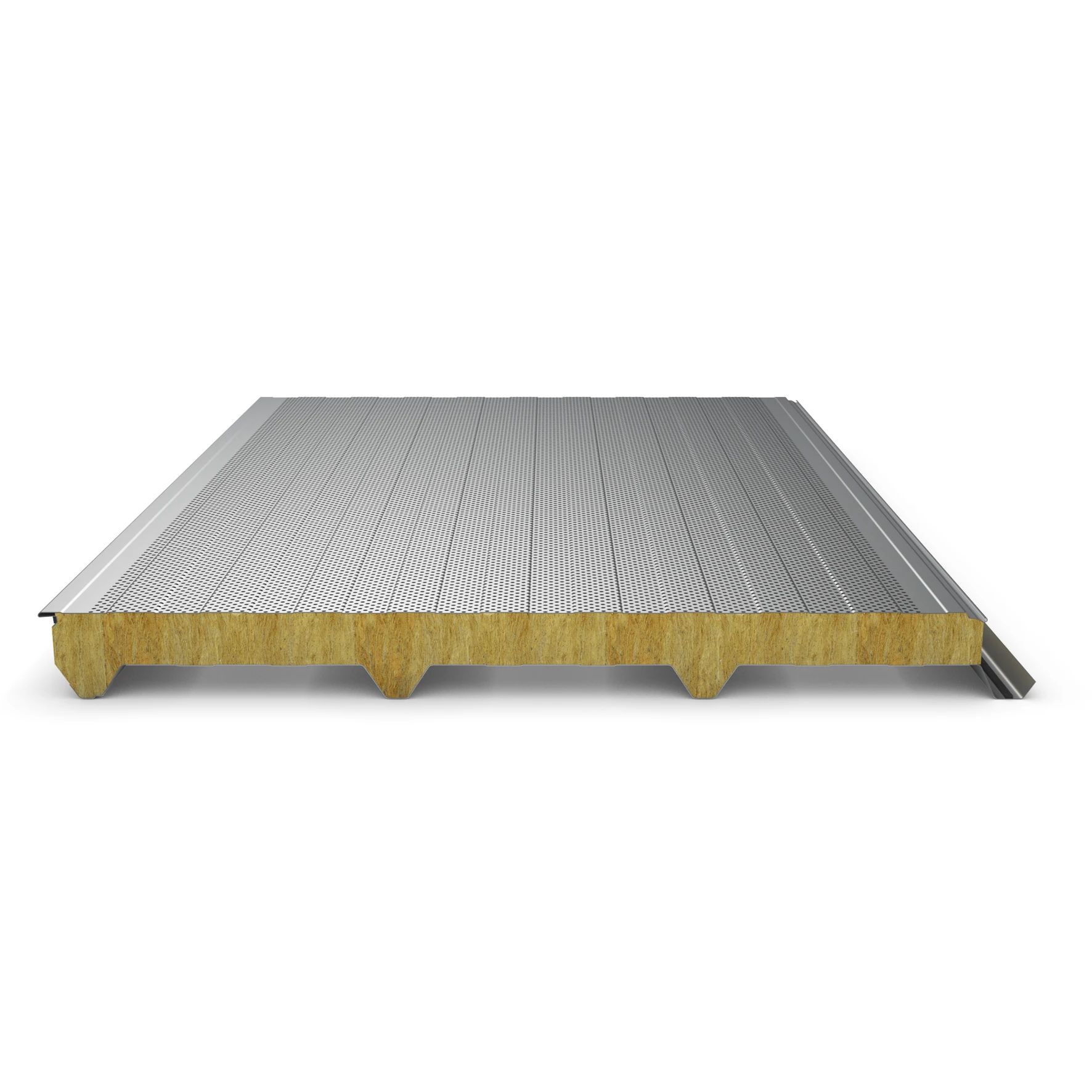 50mm Fireproof Insulation Sandwich Panel Rock Wool Board